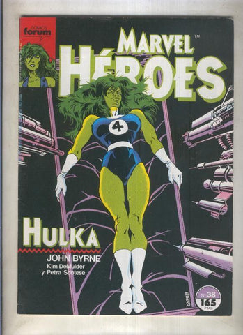 Marvel Heroes numero 38: Hulka (numerado 4 en trasera)