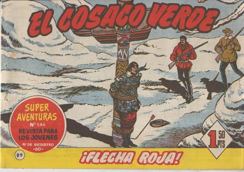 El Cosaco Verde original numero 089: Flecha Roja