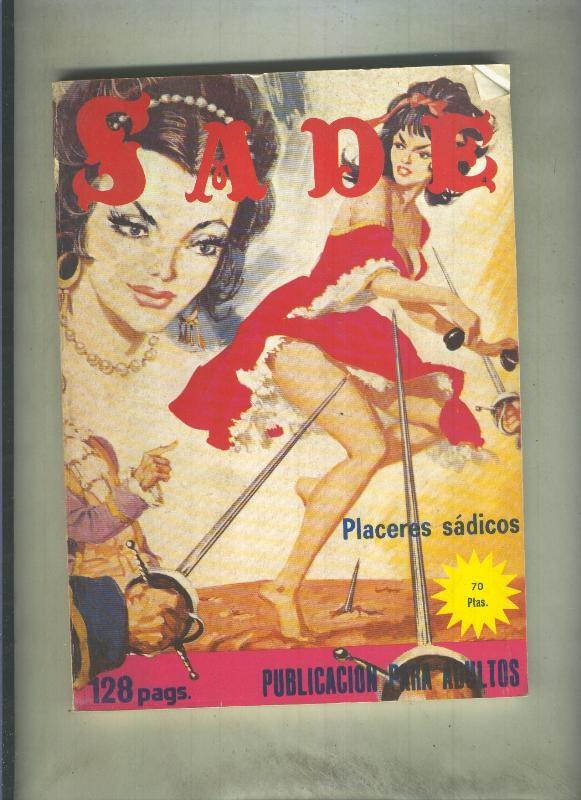 Sade: Placeres sadicos (numerado 1 en trasera)