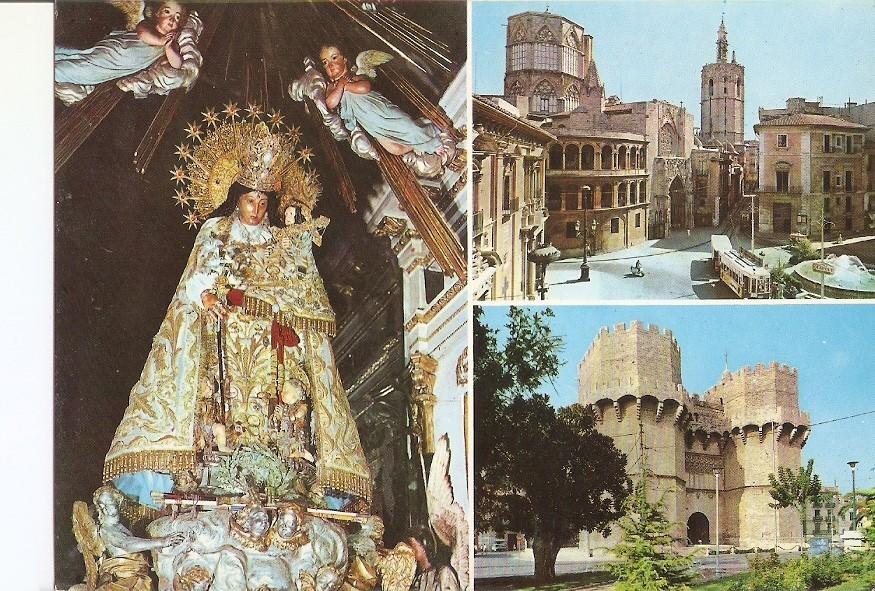 Postal 028017 : Valencia, Nuestra Señora de los Desemperados, Plaza de la Virgen Torres de Serranos