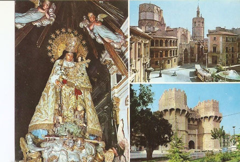 Postal 028017 : Valencia, Nuestra Señora de los Desemperados, Plaza de la Virgen Torres de Serranos