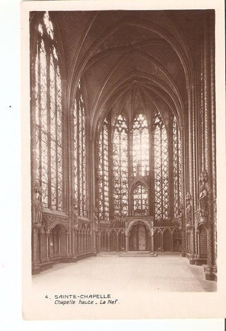 Postal 036177 : Sainte-Chapelle. Chapelle haute - La Nef