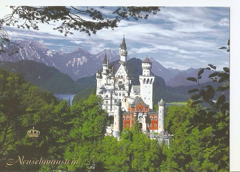 Postal 041502 : Konigsschloss Neuschwanstein. Royal castle Neuschwanstein