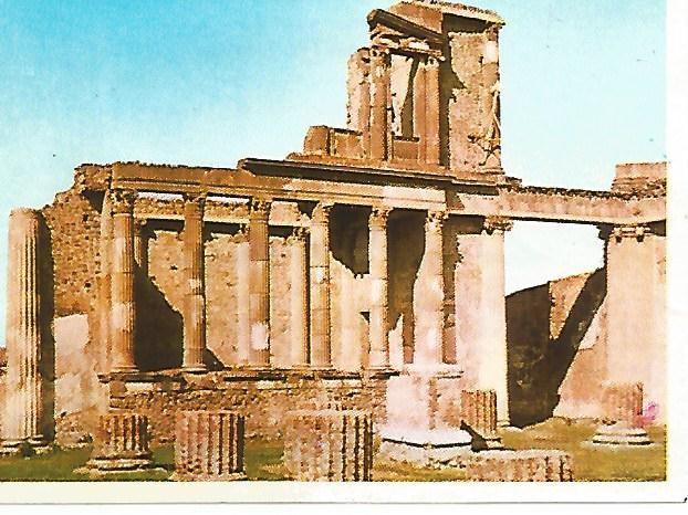 CROMO CHOCOLATES LAS COMAS - Europa no 15 - Ruinas de Pompeya