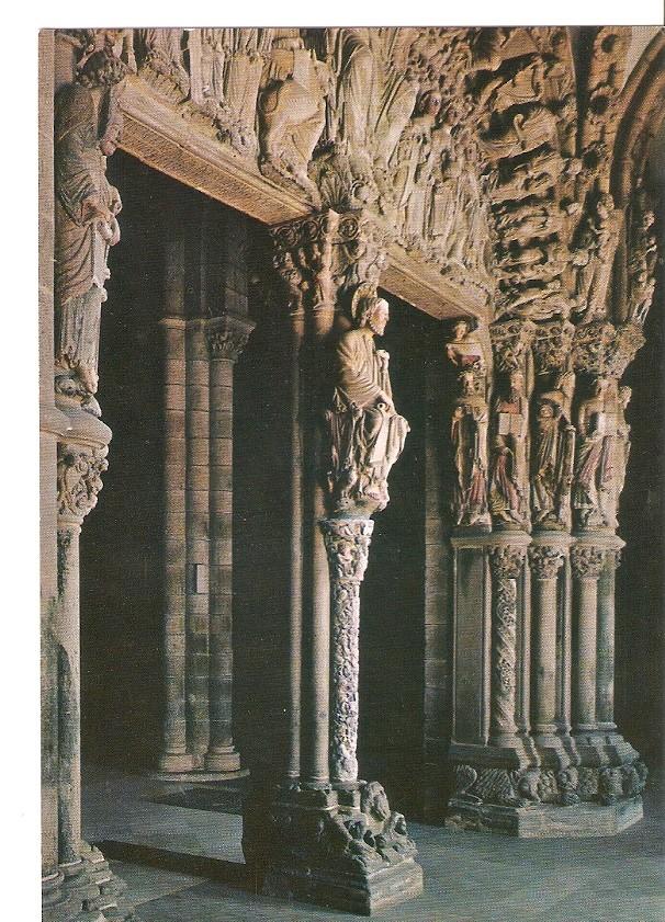Postal 045575 : Santiago de Compostela. Catedral Portico de la Gloria. Siglo XII. Maestro Mateo