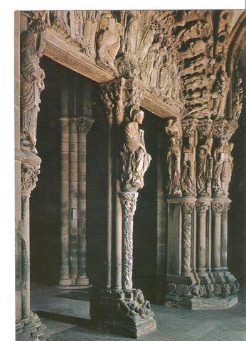 Postal 045575 : Santiago de Compostela. Catedral Portico de la Gloria. Siglo XII. Maestro Mateo