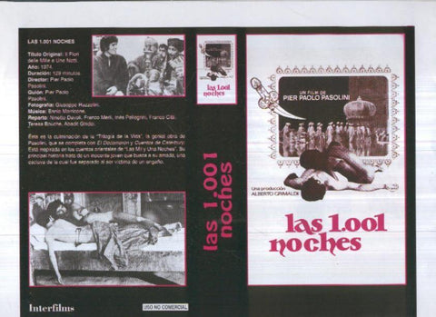 Caratula cine 30x22 cm: Las 1001 noches y Blue in the Face