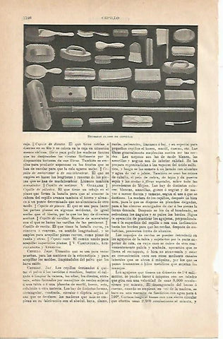 LAMINA ESPASA 2922: Tipos de cepillos