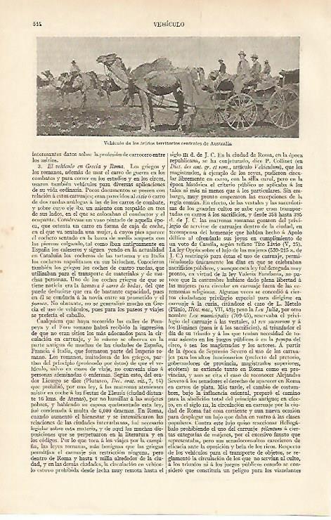LAMINA ESPASA 5937: Vehiculos en Australia