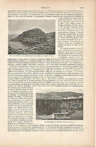 LAMINA ESPASA 9804: Formaciones de basalto en Irlanda y Girona