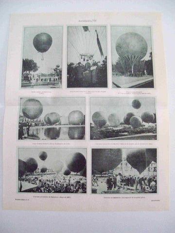 LAMINA ESPASA 12558: Fotografias de globos en Barcelona y Madrid