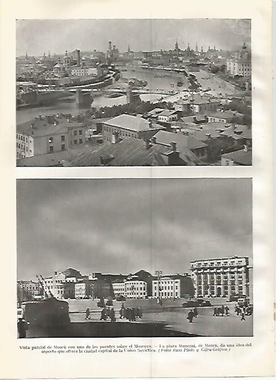 LAMINA GEOGRAFIA 0357: Vista parcial de Moscu