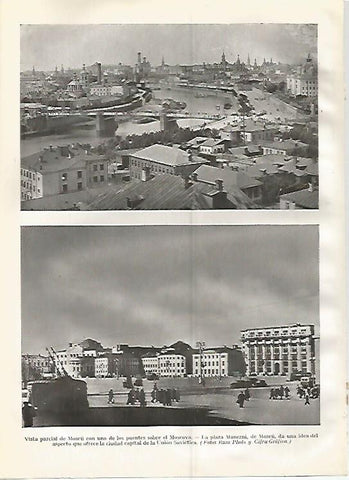 LAMINA GEOGRAFIA 0357: Vista parcial de Moscu