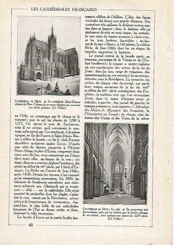 LAMINA 3791: CATEDRAL DE METZ