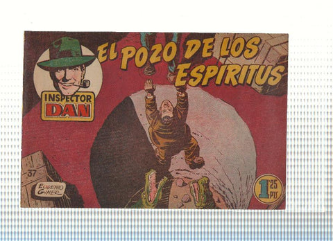 Inspector Dan, original de Bruguera numero 37: El pozo de los espiritus