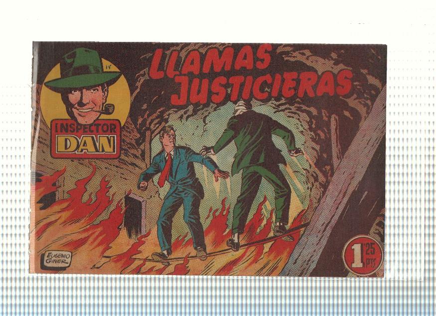 Inspector Dan, original de Bruguera numero 15: Llamas justicieras