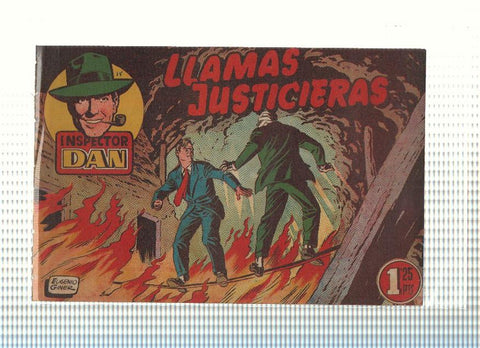 Inspector Dan, original de Bruguera numero 15: Llamas justicieras