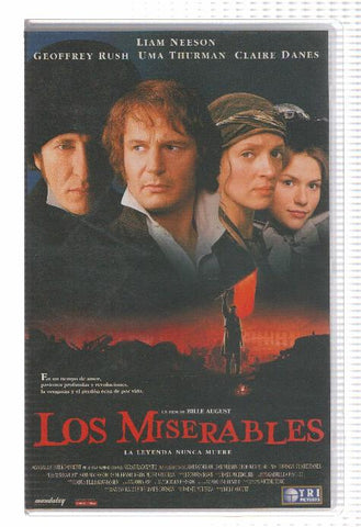 Cine VHS: LOS MISERABLES: La Leyenda Nunca Muere - Liam Neeson