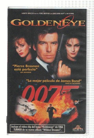 Cine VHS: 007 James Bond: GOLDENEYE - Pierce Brosnan 