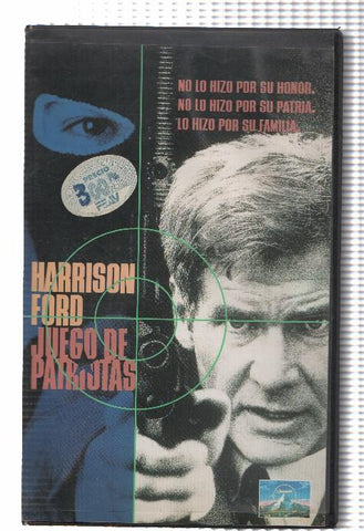 Cine VHS: JUEGO DE PATRIOTAS - Harrison Ford