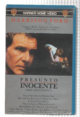 Cine VHS: PRESUNTO INOCENTE - Harrison Ford