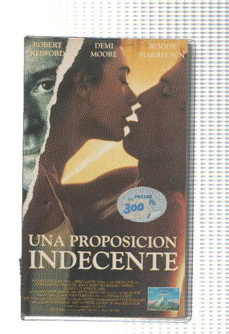 Cine VHS: UNA PROPOSICION INDECENTE - Robert Redford