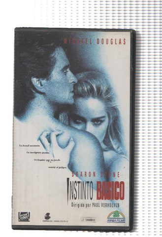 Cine VHS: INSTINTO BASICO - Michael Douglas, Sharon Stone