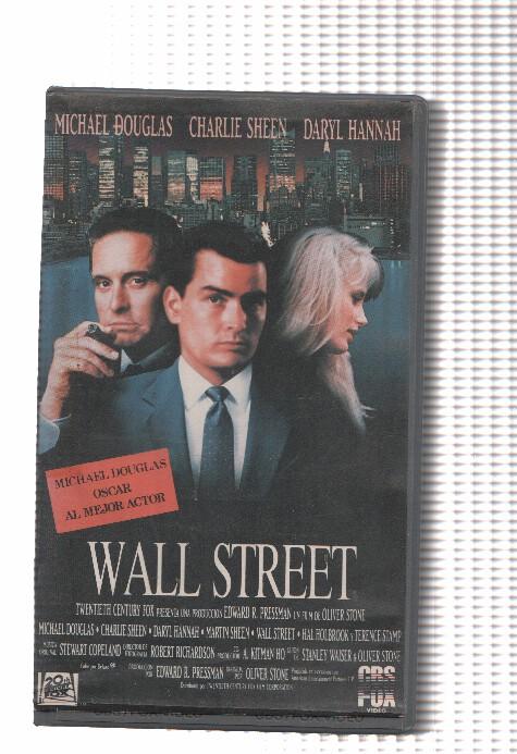 Cine VHS: WALL STREET - Michael Douglas