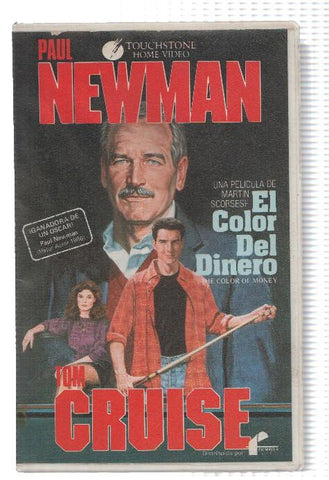 Cine VHS: EL COLOR DEL DINERO - Paul Newman, Tom Cruise