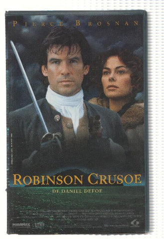 Cine VHS: ROBINSON CRUSOE - Pierce Brosnan