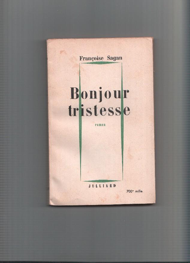 Bonjour Tristesse (paginas por abrir al salir sin guillotinar de la imprenta)