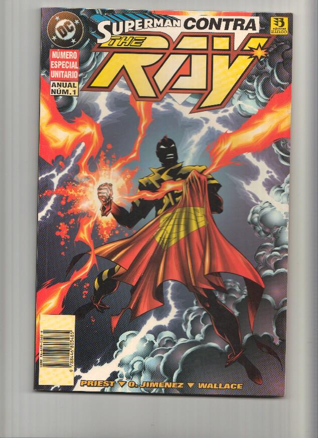 Superman contra The Ray (subrayado parte del credito)