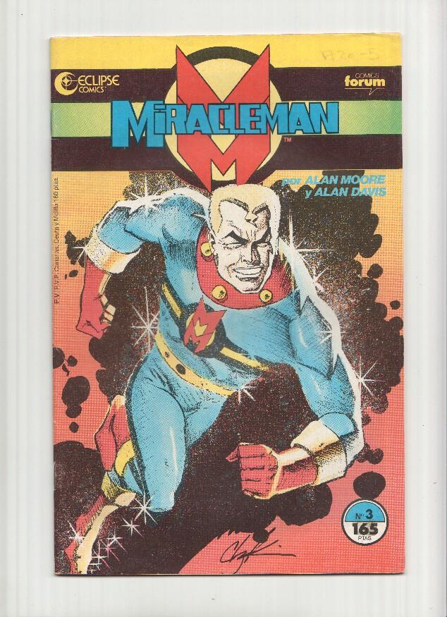 Miracleman numero 3 (subrayado parte del credito)
