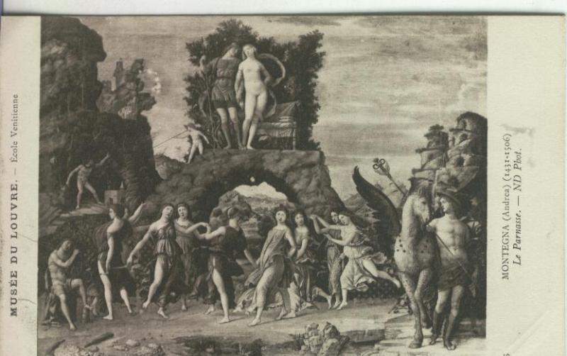 Postal : Musee Louvre: Andrea Montegna: Le Parnasse