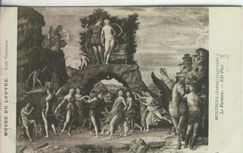Postal : Musee Louvre: Andrea Montegna: Le Parnasse