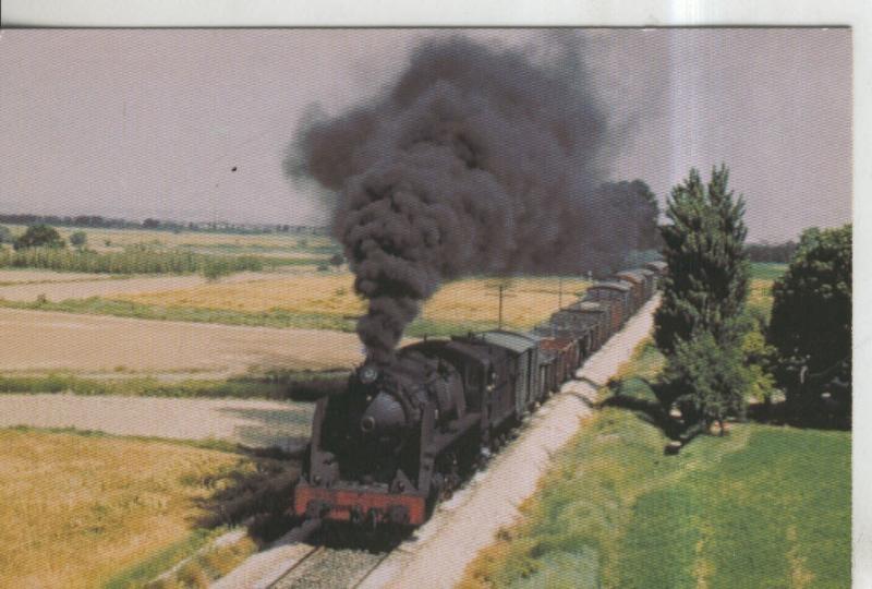 Postal  014202: Tren Locomotara vapor 141/F serie 2101-215