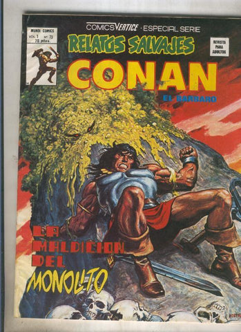 Relatos Salvajes numero 73: Conan (numerado 2 en trasera)