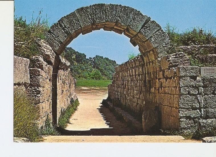 Postal 021414 : Entrance to the Stadium