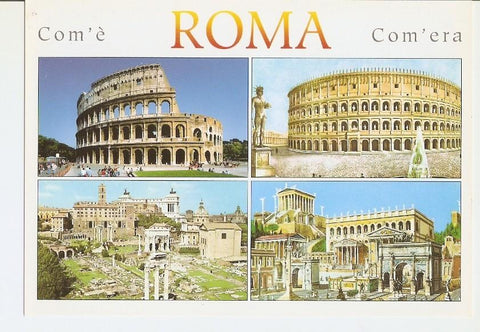Postal 023277 : Il Colosseo e il Foro Romano, Roma