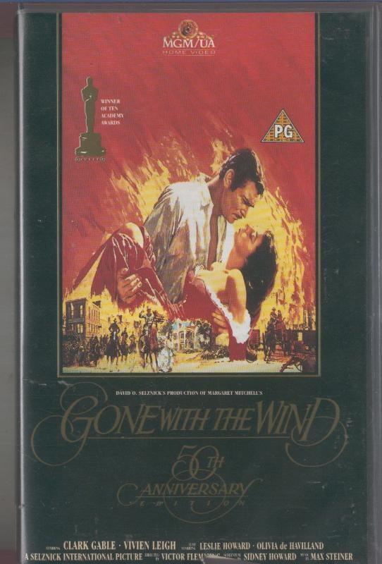 Video VHS: Gone with the wind