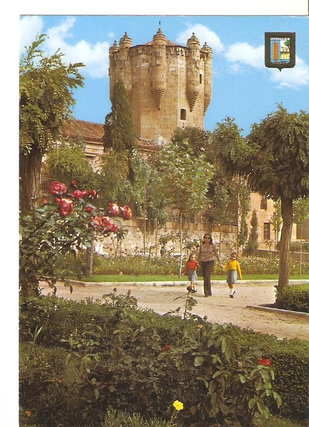 Postal 035217 : Salamanca. Torre de Clavero y jardines