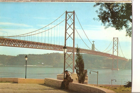 Postal 038347 : Lisboa - Portugal. Bridge across the Tagus River