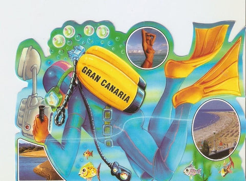Postal 042138 : Souvenir de Gran Canaria