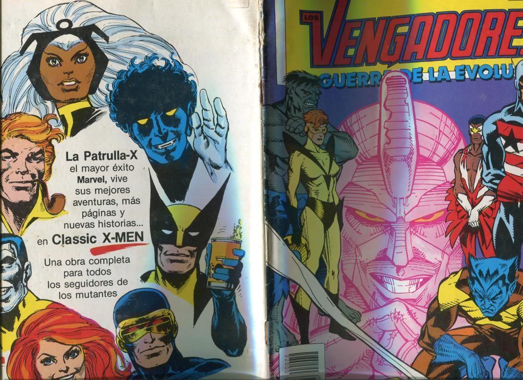 Los Vengadores volumen 1 numero 072: Guerra de la evolucion (numerado 1 en trasera)