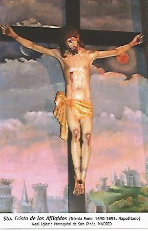 POSTAL 54748: Cristo de los Afligidos de Nicola Fumo 1690-1695. Madrid