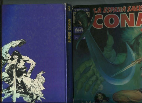 Super Conan segunda edicion numero 03: La espada de Skelos (cubierta estropeada)
