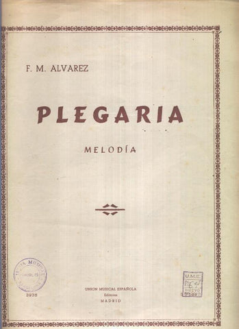 Plegaria de F.M.Alvarez