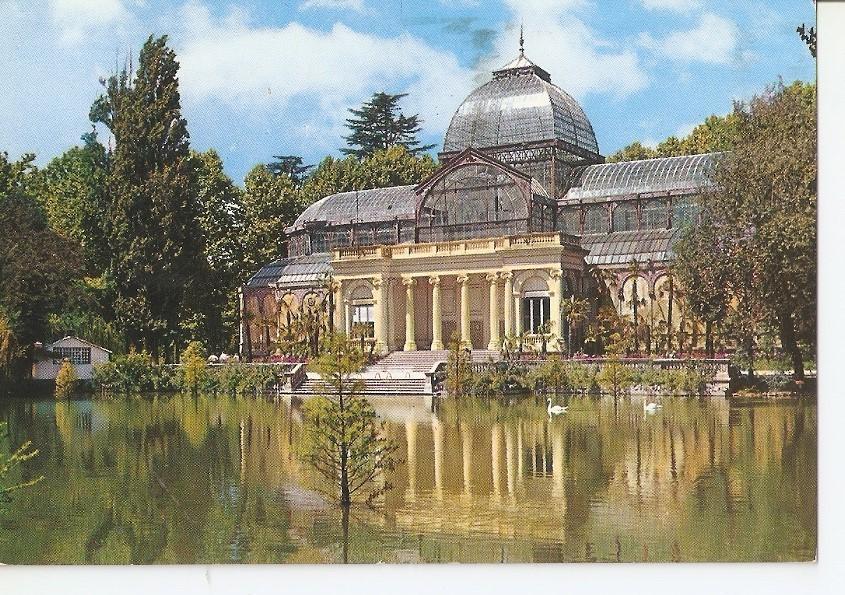 Postal 031642 : Madrid. Parque del Retiro Estanque y Palacio de Cristal