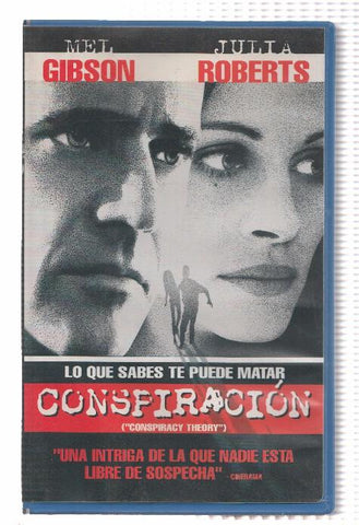 Cine VHS: CONSPIRACION - Mel Gibson, Julia Roberts