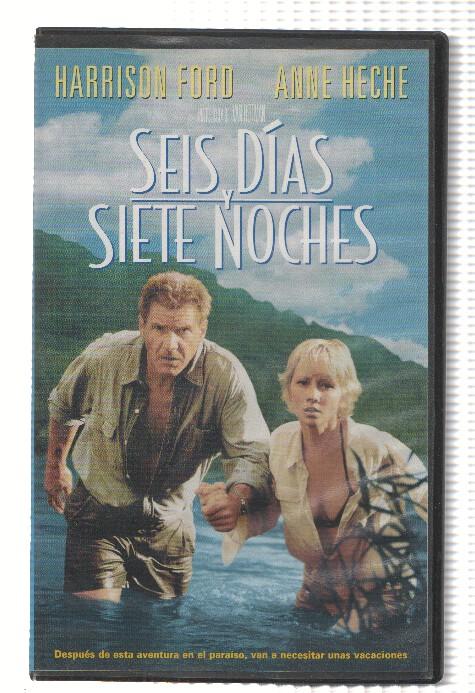 Cine VHS: SEIS DIAS Y SIETE NOCHES - Harrison Ford, Anne Heche 